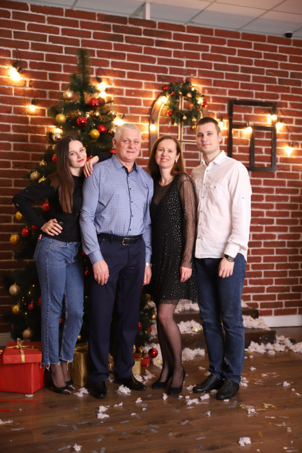 сімейний фотосет 6 новорічний