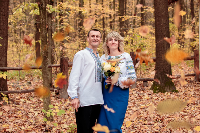 осіннє весілля фотосет